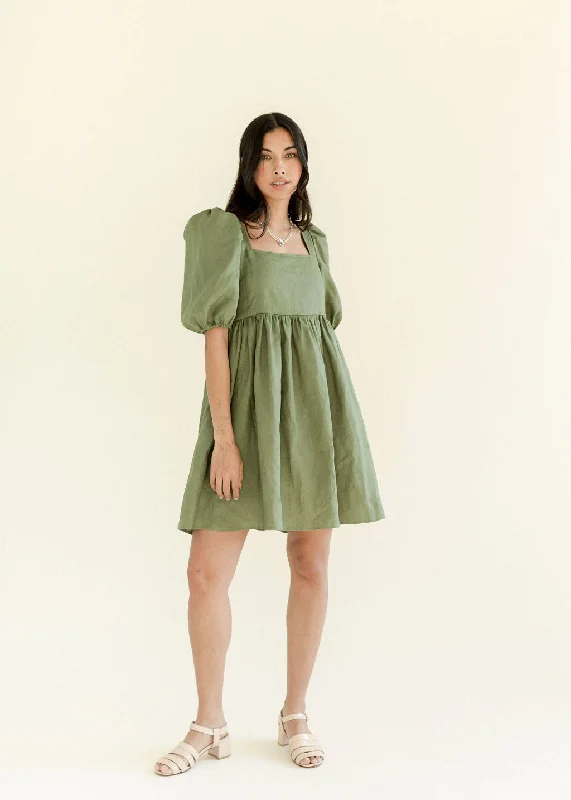 Mini dress with retro vibe-Manon Mini Puff Dress