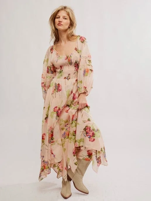 Maxi dress with empire waist-Morning Glory Maxi Dress