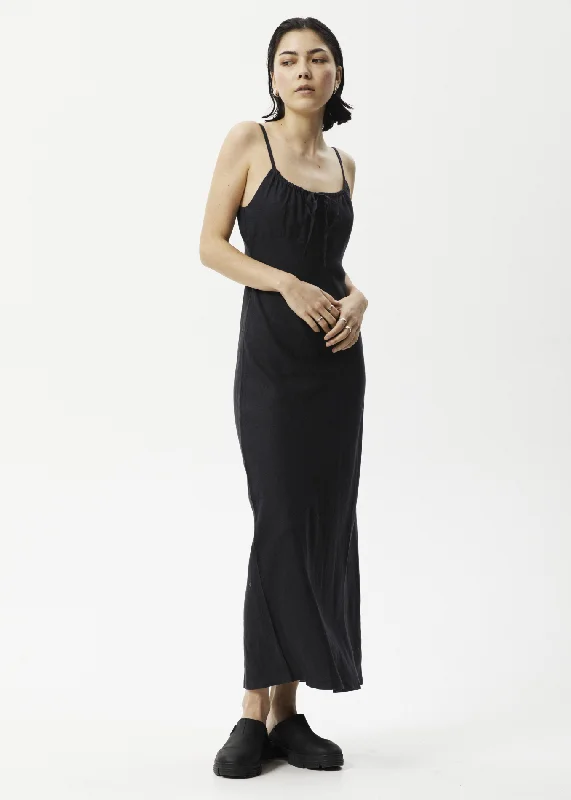 Maxi dress with beaded details-AFENDS Womens Dallas - Maxi Dress - Black