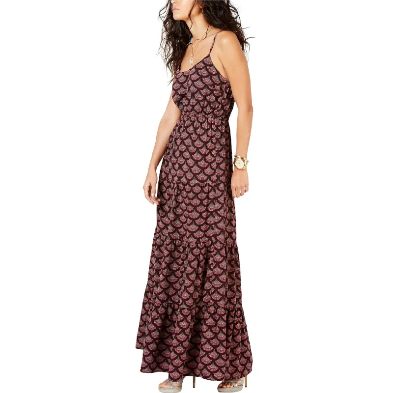 Maxi dress with oversized fit-Michael Kors Womens Chandelier Maxi Dress, Purple, Small