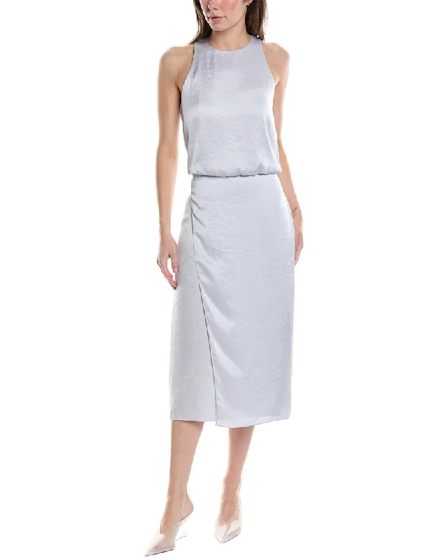 Midi dress for cocktail parties-Theory Tank Layer Midi Dress