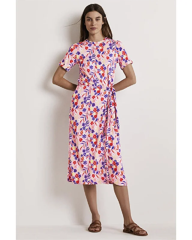 Midi dress with artistic prints-Boden Amanda Jersey Midi Dress