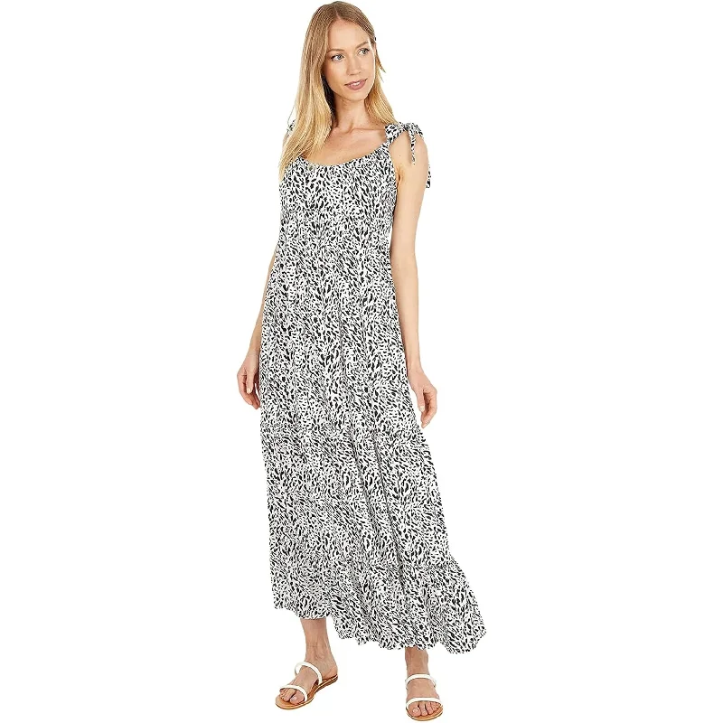 Maxi dress with casual comfort-Hurley Womens Tiered Maxi Dress