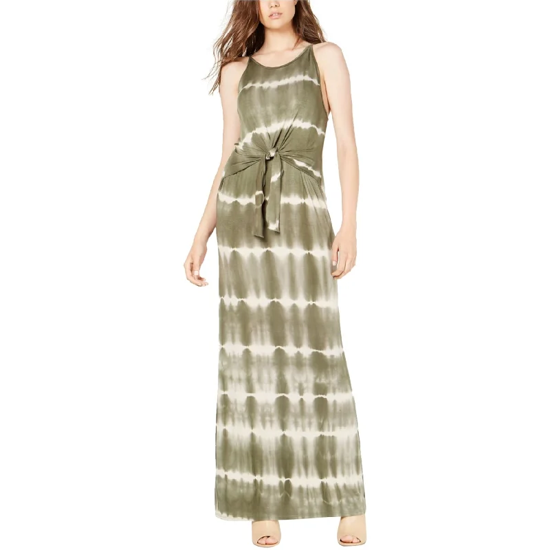 Maxi dress with polka dots-Ultra Flirt Womens Tiedye Maxi Dress