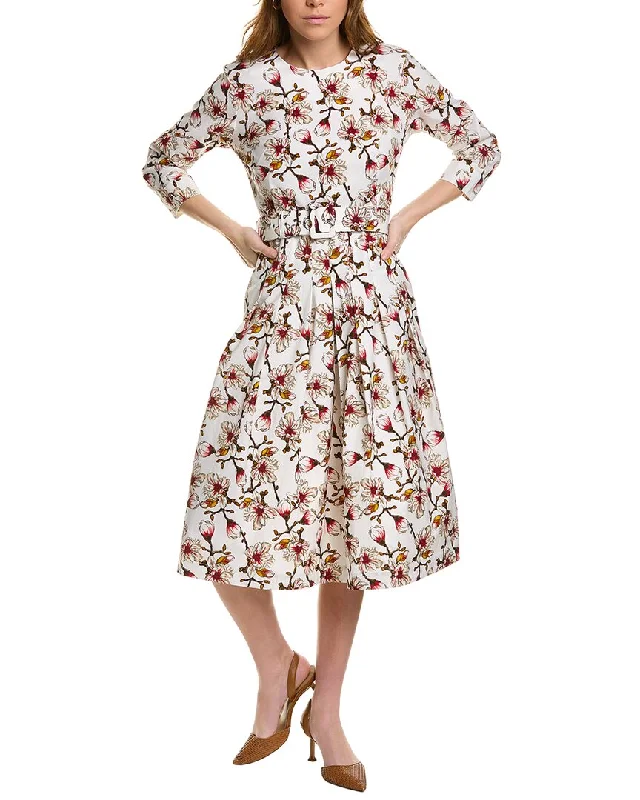 Midi dress with retro flair-Samantha Sung Florance Midi Dress