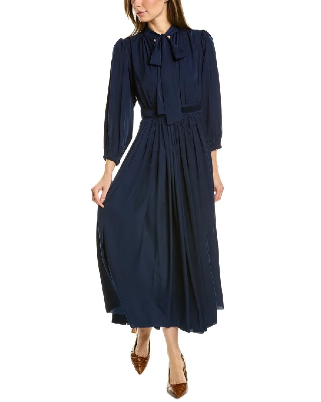 Midi dress with bell sleeves-JOE'S Jeans Elle Blouson Midi Dress