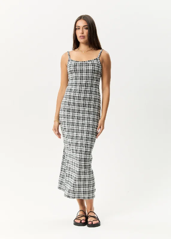 Maxi dress with casual chic-AFENDS Womens Blair - Maxi Dress - Black / White