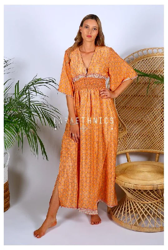 Maxi dress with oversized fit-Lara Seraphine long dress