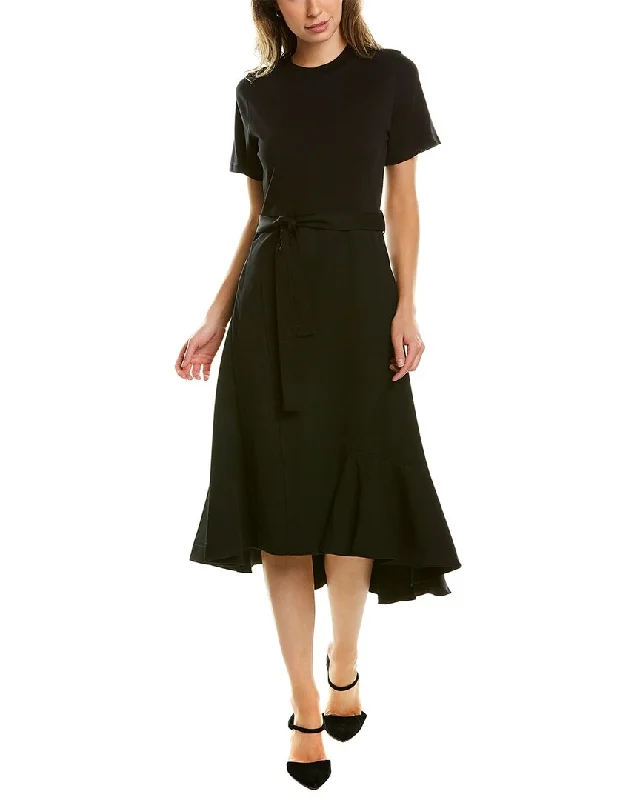 Midi dress with bohemian vibes-3.1 Phillip Lim Belted Wool Midi Dress