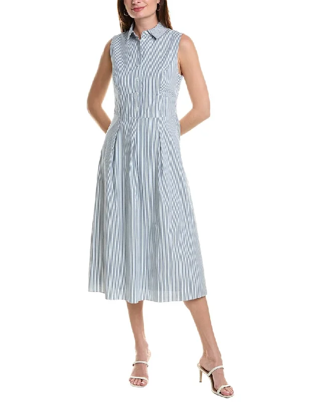 Midi dress with unique patterns-Nicole Miller Midi Shirtdress