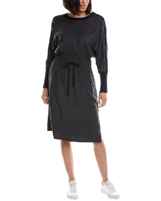 Midi dress with glam touch-Peserico Wool-Blend Midi Dress