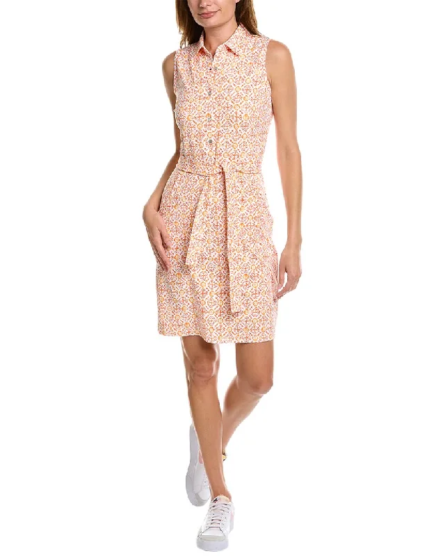 Casual midi dress for work-J.McLaughlin Dolly Catalina Cloth Midi Dress