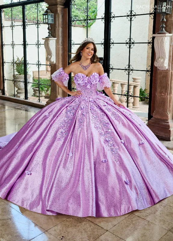 3D Floral Sweetheart Quinceanera Dress by Rachel Allan RQ1157