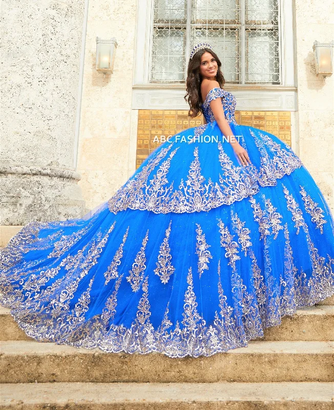 Off Shoulder Quinceanera Dress by House of Wu 26023