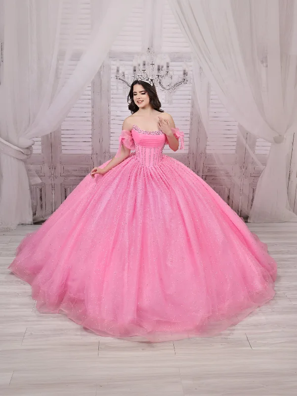 Strapless Cape Ball Gown by LizLuo Quince 26114